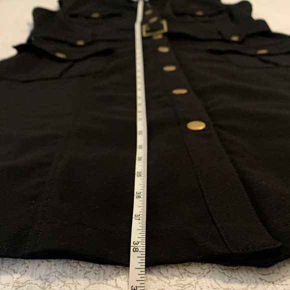 Calvin Klein Black Sleeveless Dress with Belt - Picture 11 of 14